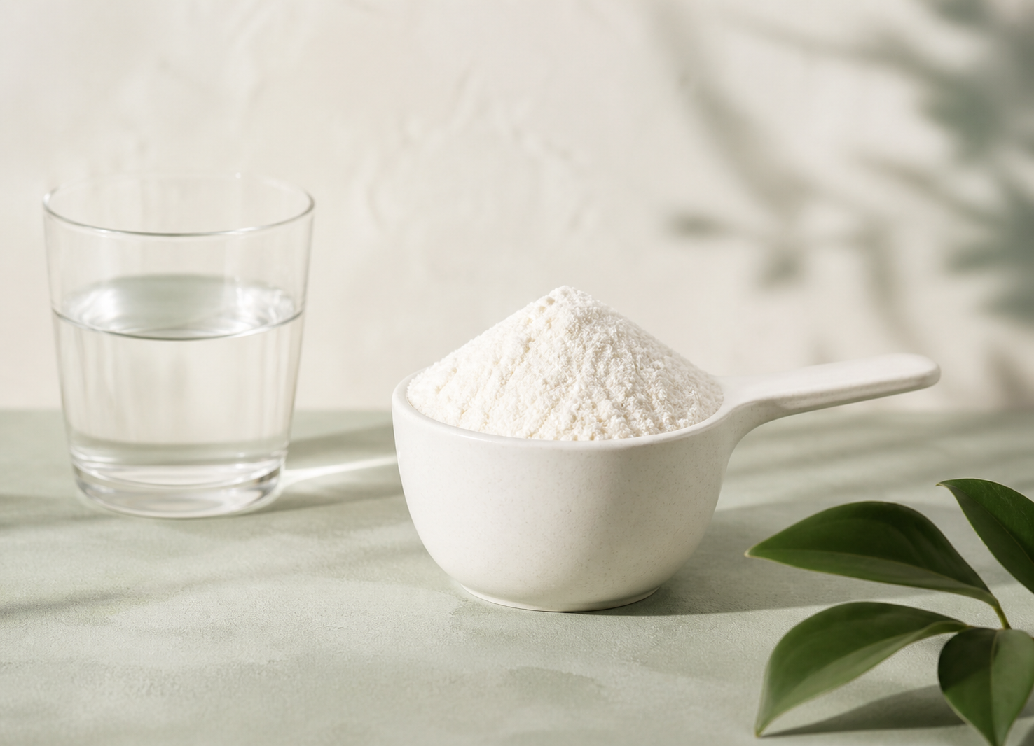 Protein powder supplement comparison still life