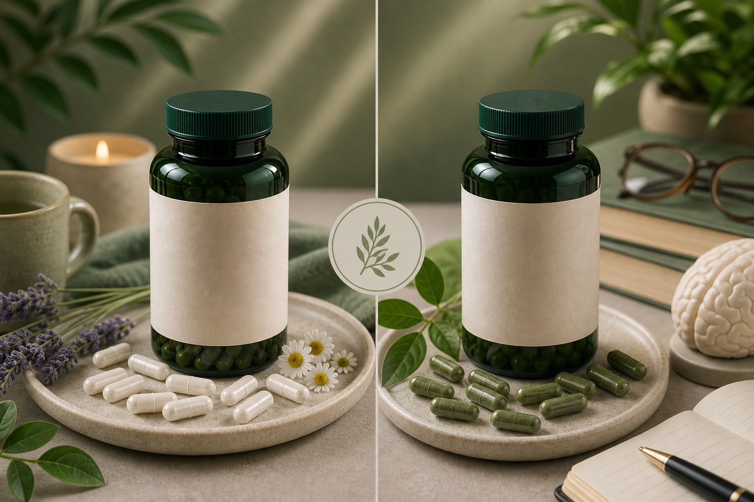 Magnesium Glycinate vs Threonate editorial side-by-side