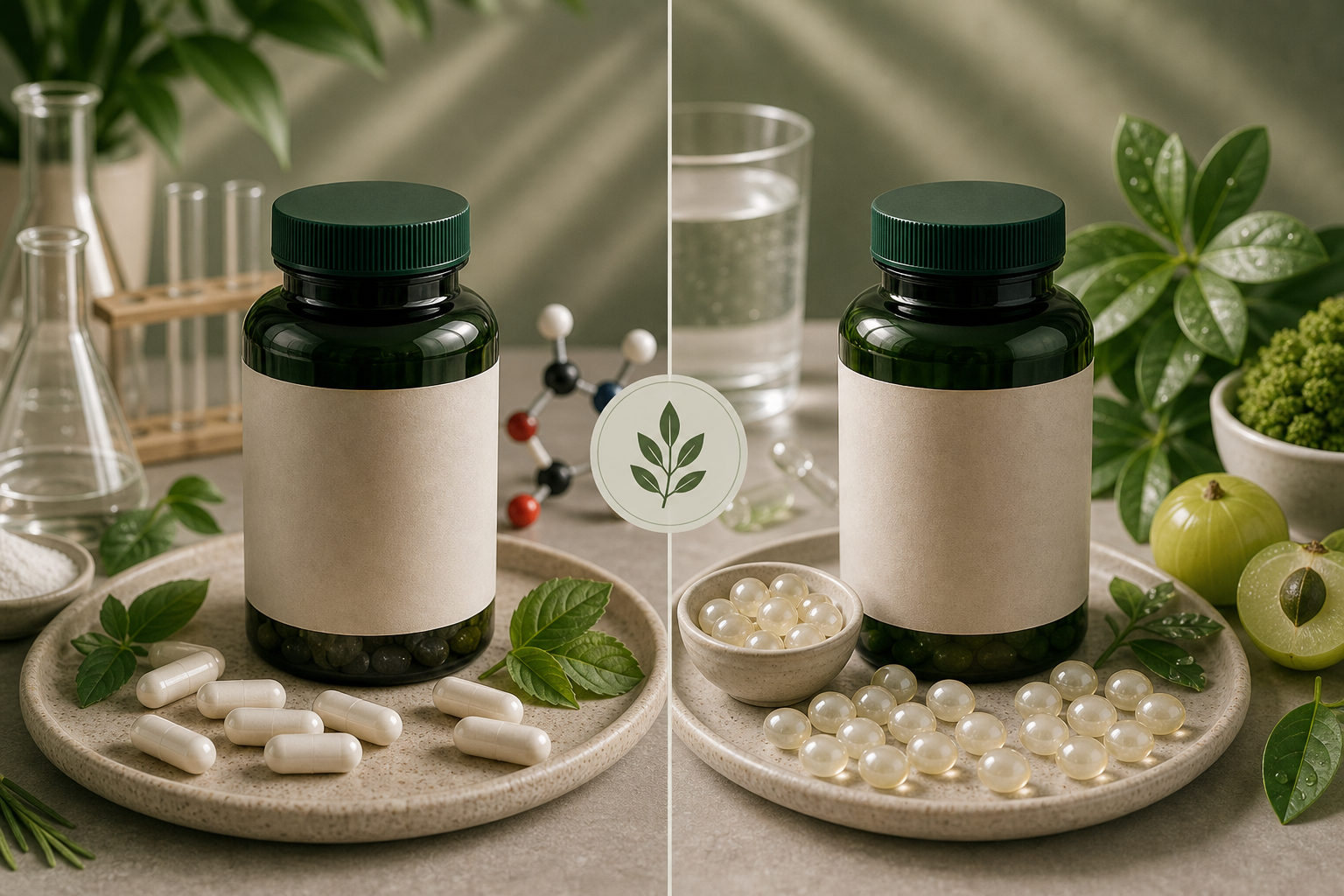 Nac vs Glutathione editorial side-by-side