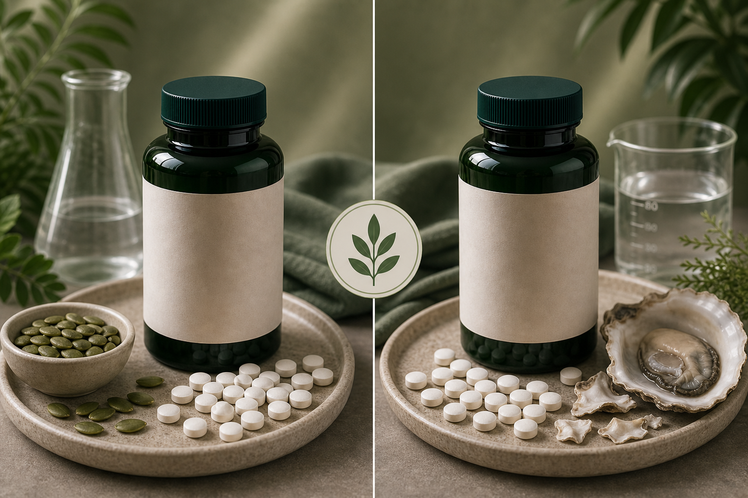 Zinc Picolinate vs Bisglycinate editorial side-by-side