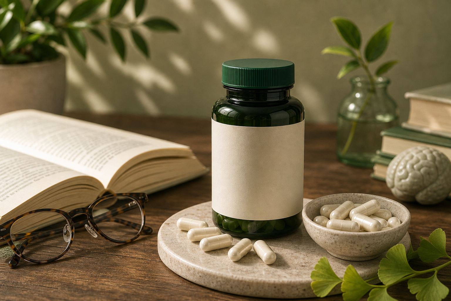 Alpha Gpc for Cognitive Aging editorial still life