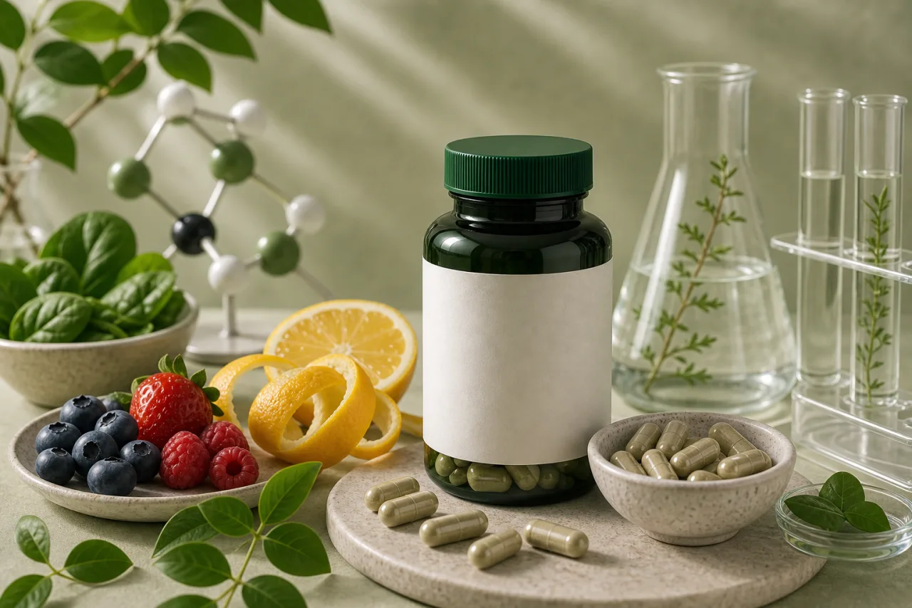 Alpha Lipoic Acid for Antioxidant Support editorial still life