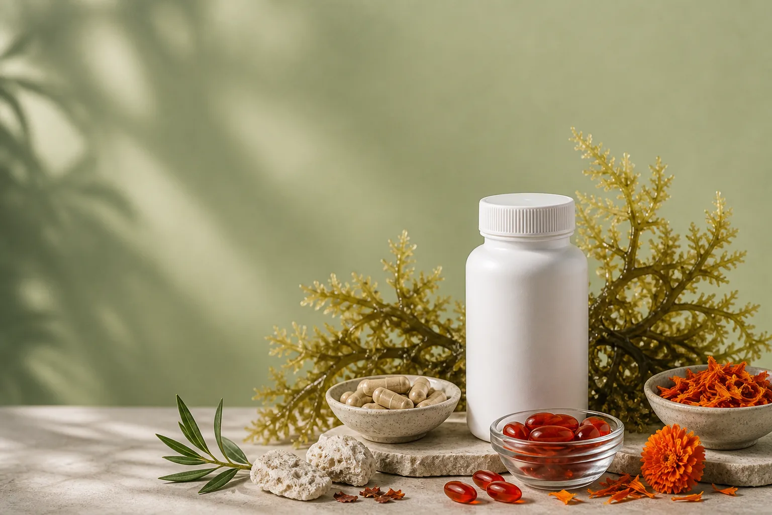 Astaxanthin for Eye Health editorial still life
