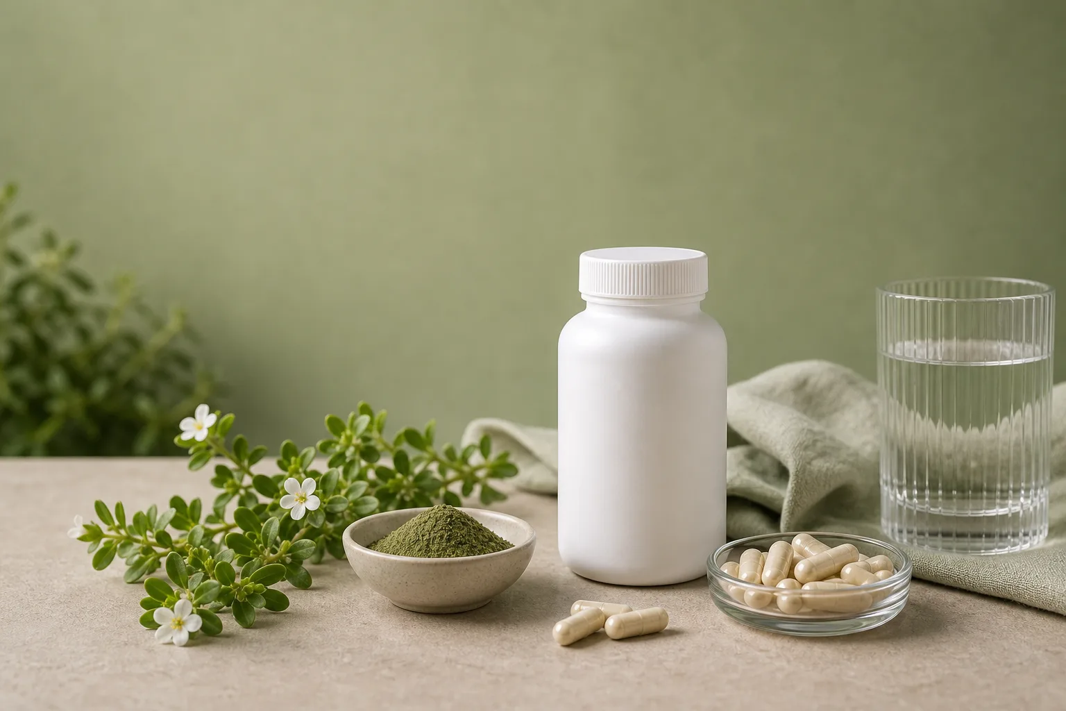Bacopa Monnieri for Anxiety editorial still life