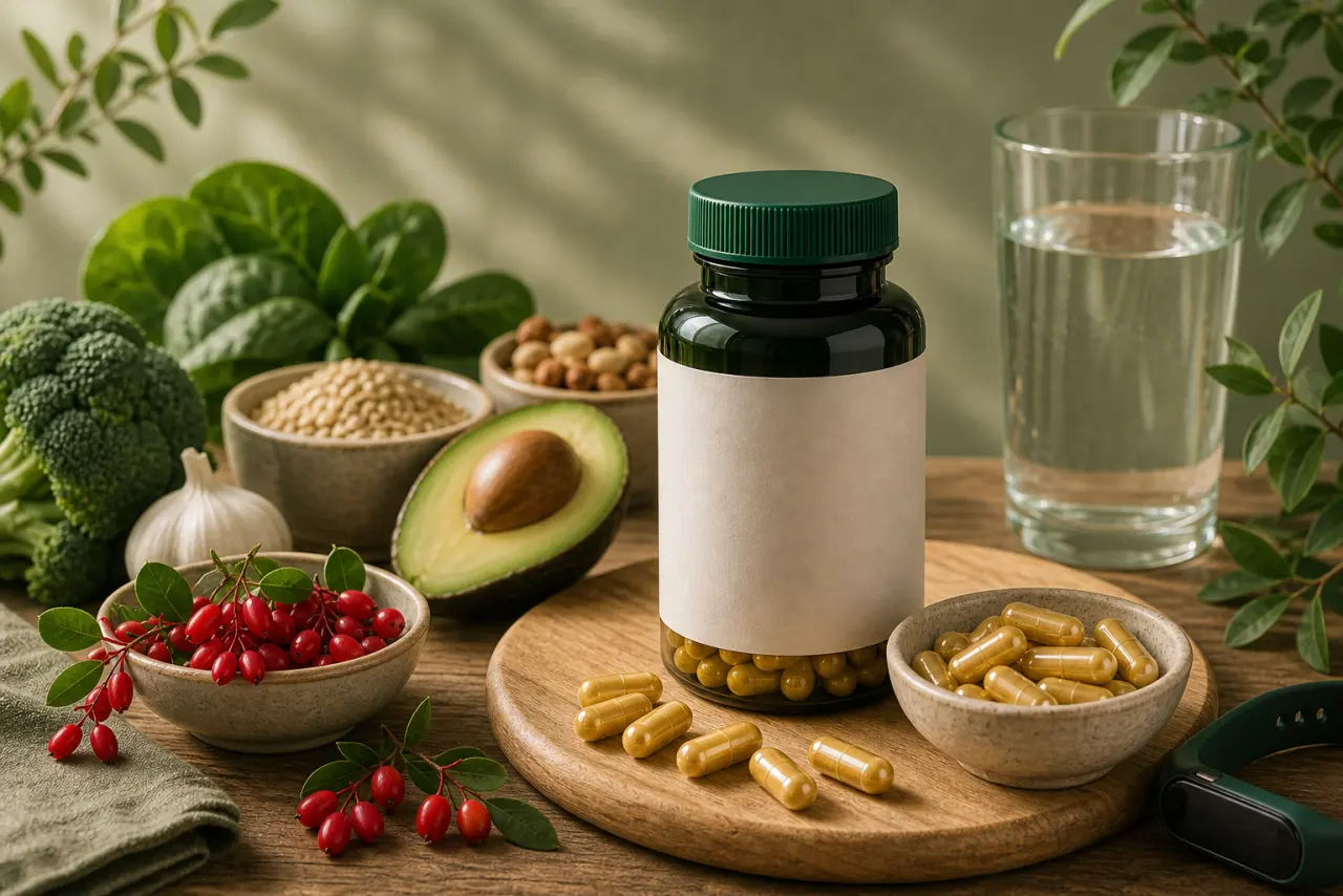 Berberine Dihydro for Metabolic Health editorial still life