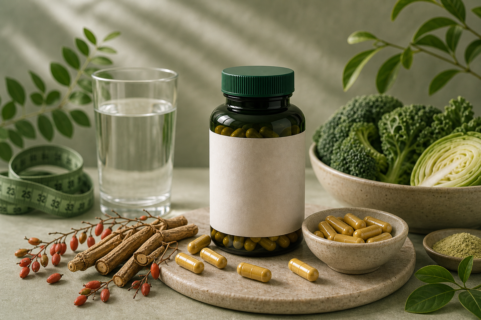 Berberine for Weight Management editorial still life