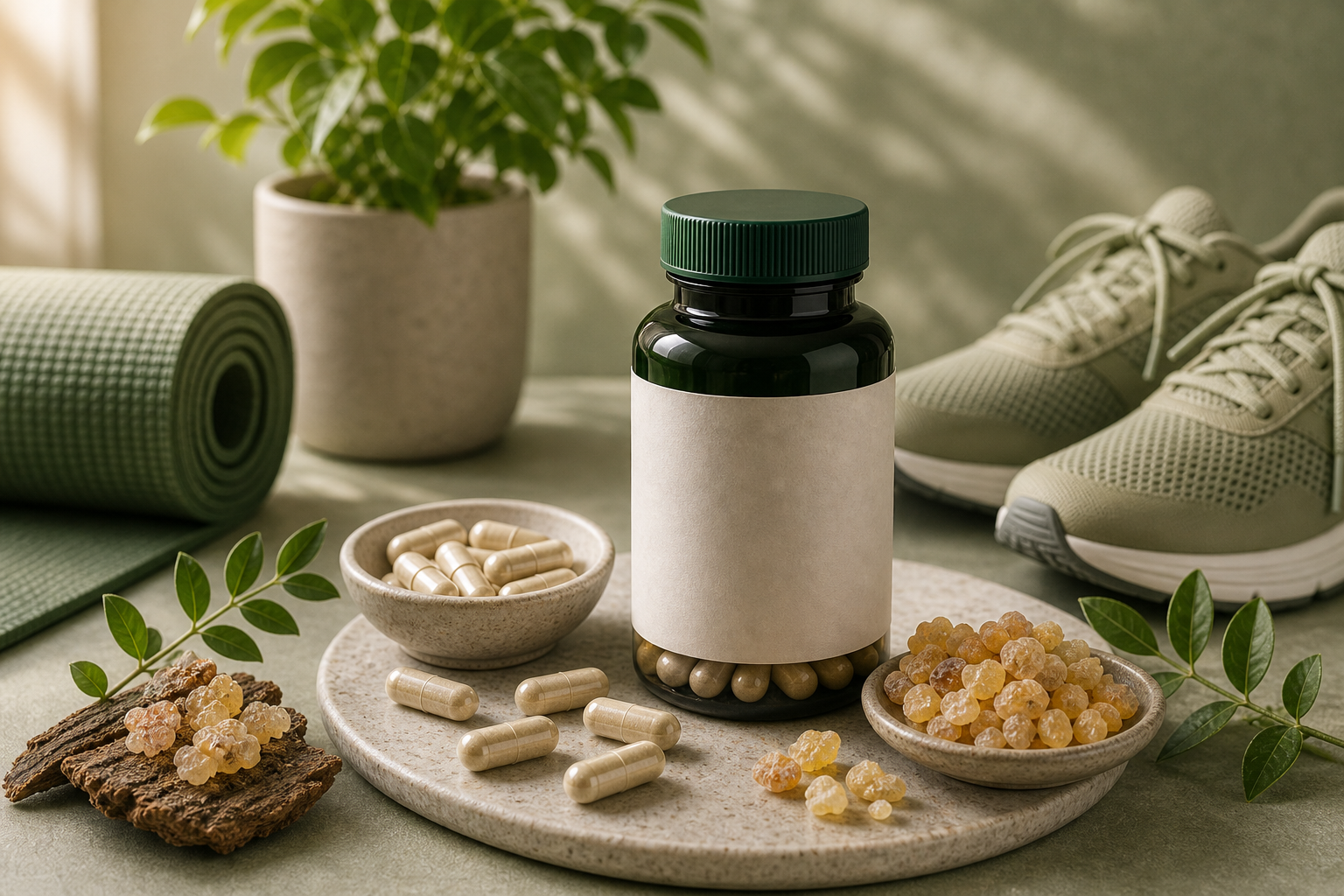 Boswellia for Joint Health editorial still life