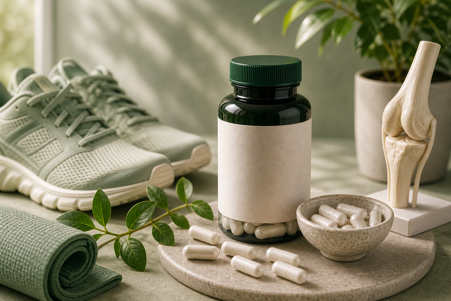 Chondroitin for Joint Health editorial still life