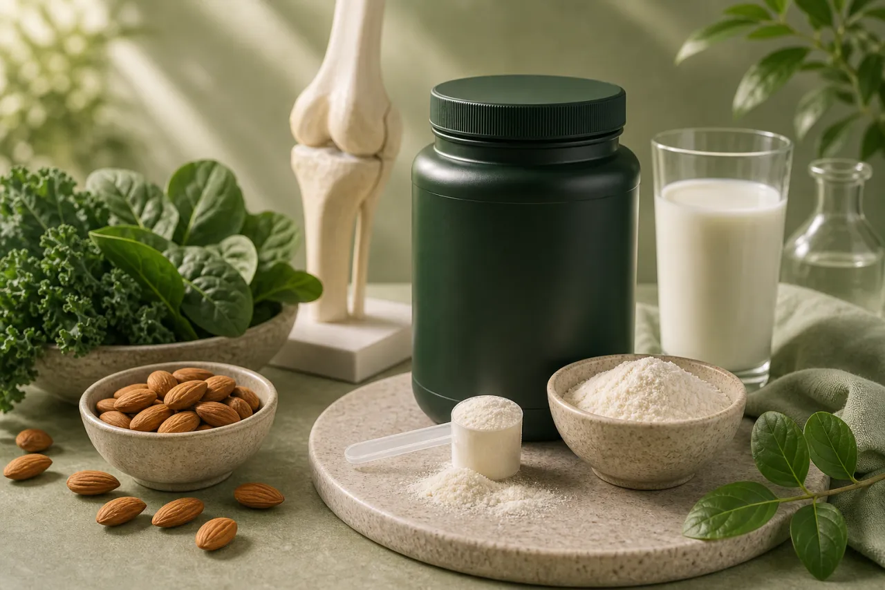 Collagen for Bone Health editorial still life