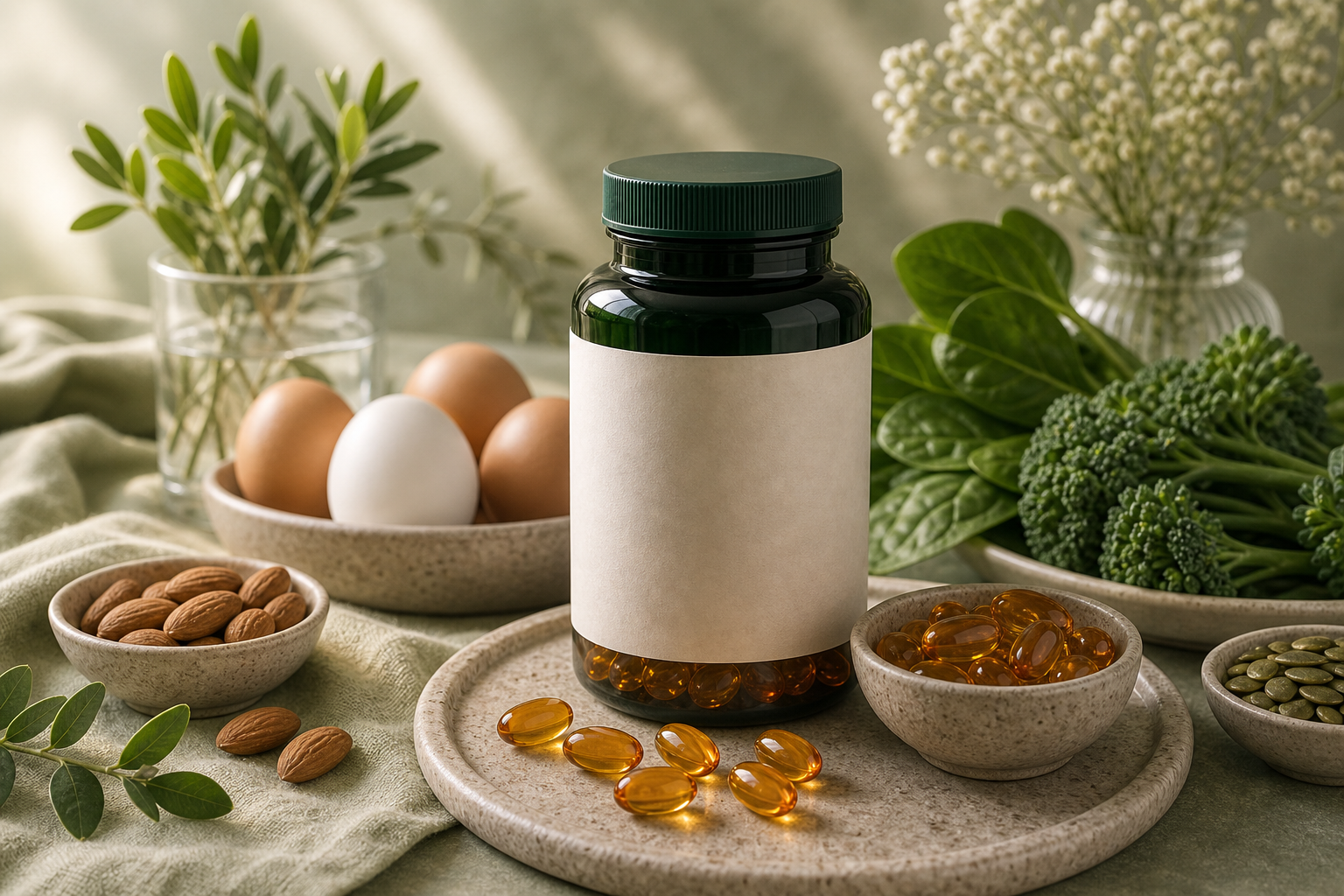 Coq10 for Fertility editorial still life