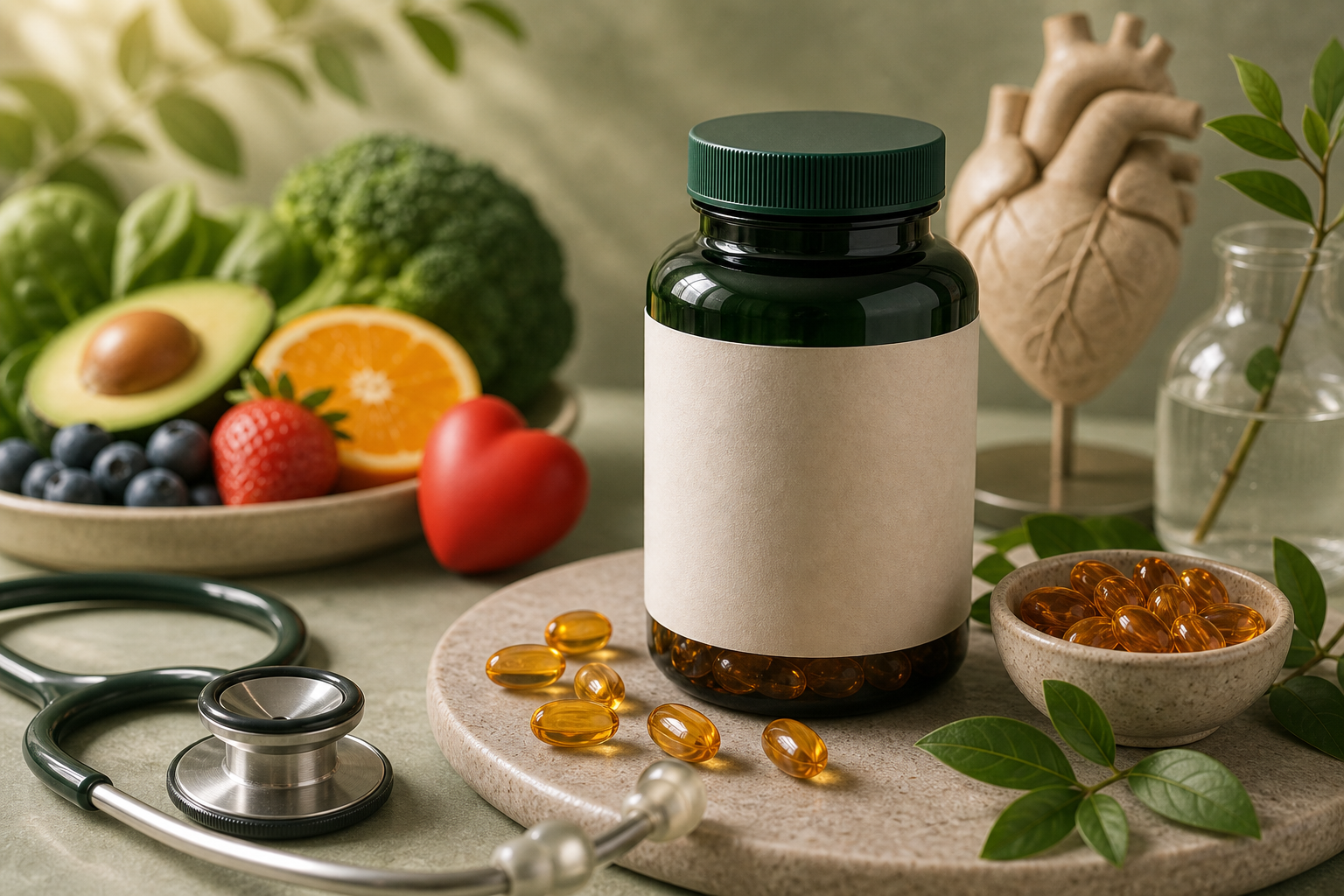 Coq10 for Heart Health editorial still life