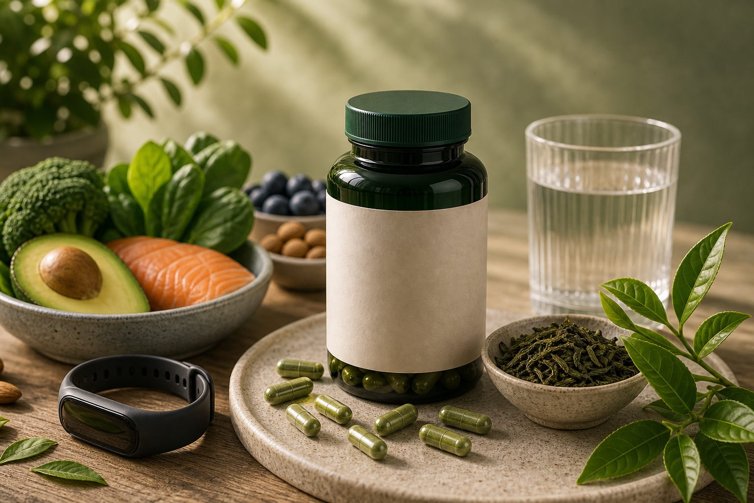 Egcg for Metabolic Health editorial still life