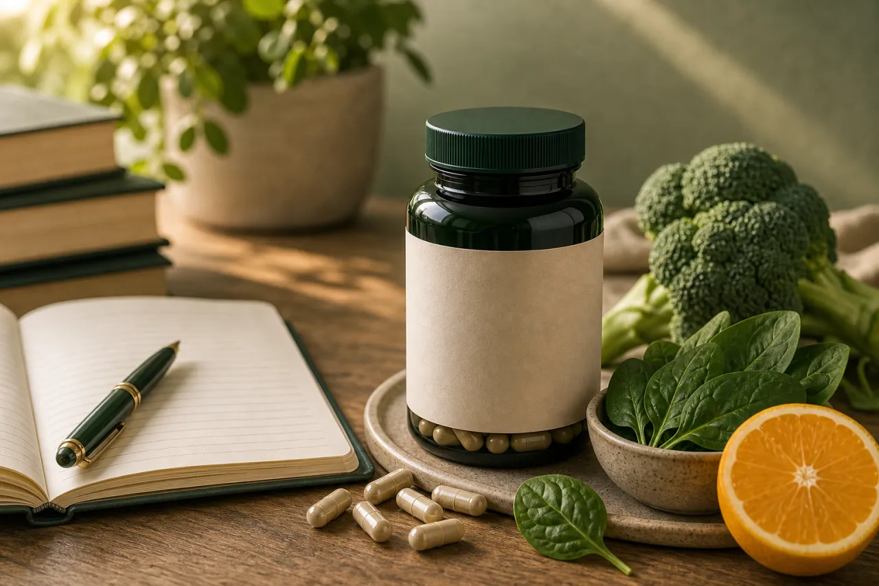 Folate for Brain Health editorial still life
