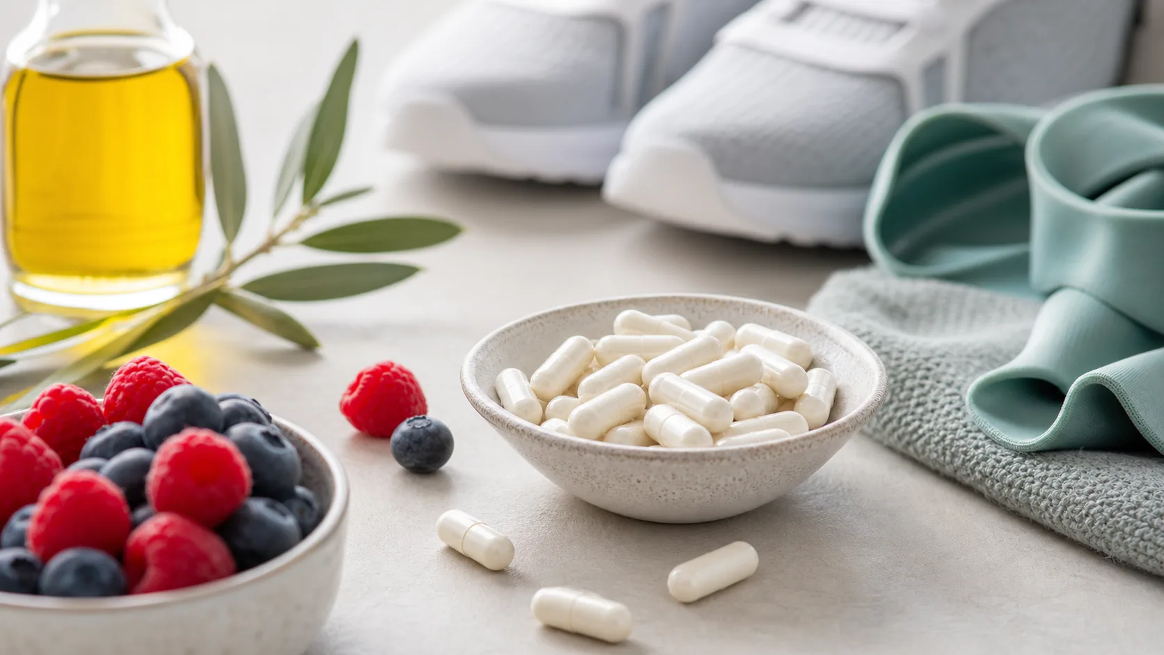 Glucosamine for Joint Health editorial still life