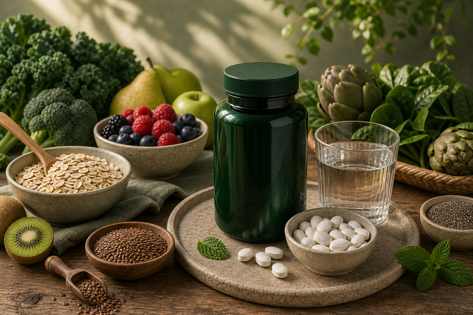 Magnesium for Constipation editorial still life