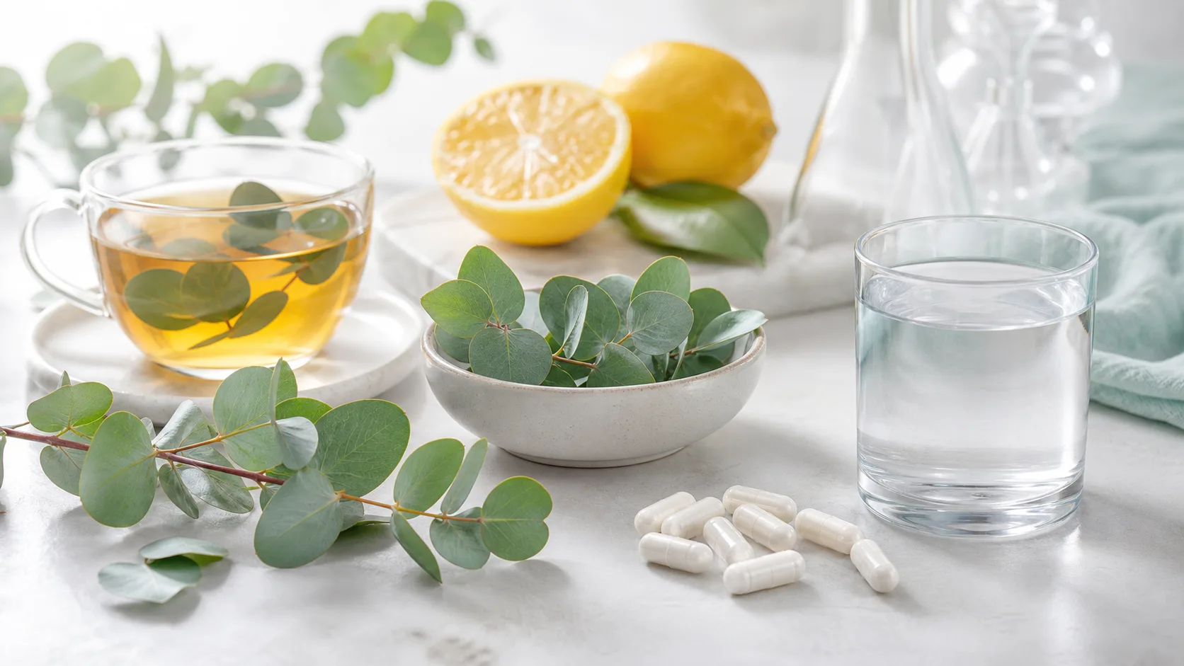 Nac for Respiratory Health editorial still life