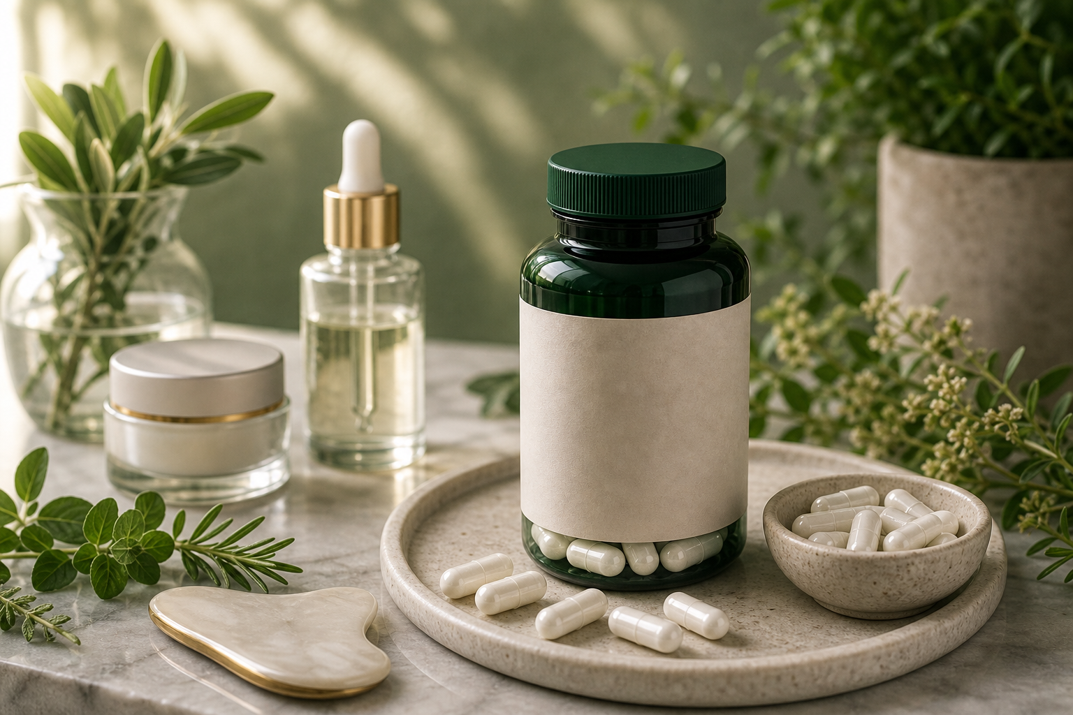 Nmn for Anti Aging editorial still life