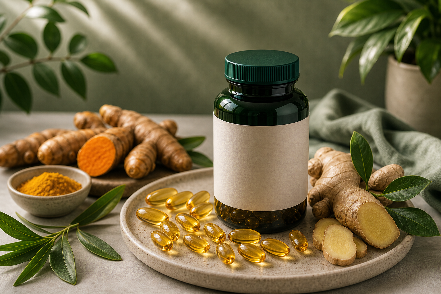 Omega 3 for Inflammation editorial still life