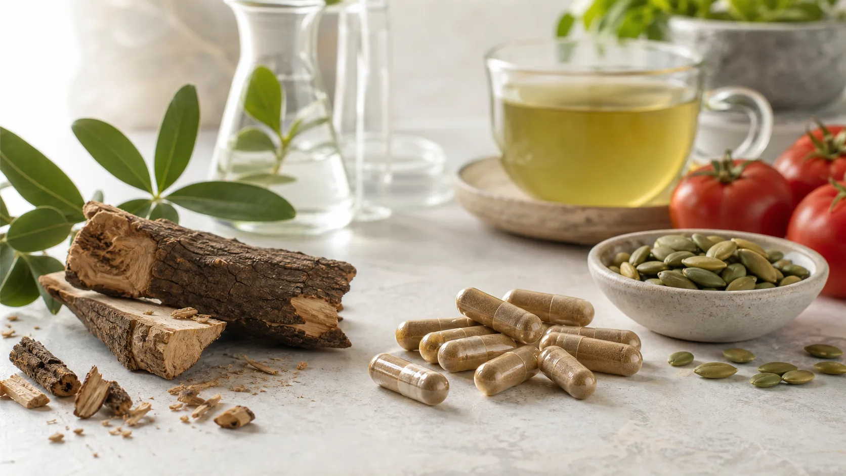 Pygeum for Prostate Health editorial still life