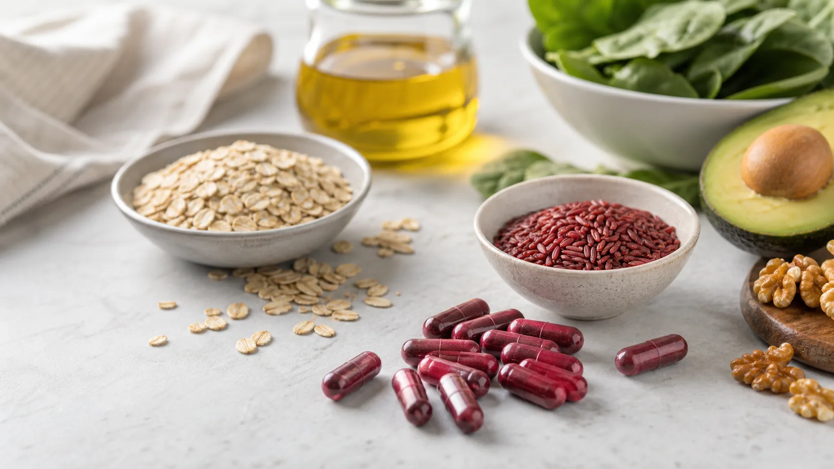 Red Yeast Rice for Cholesterol editorial still life