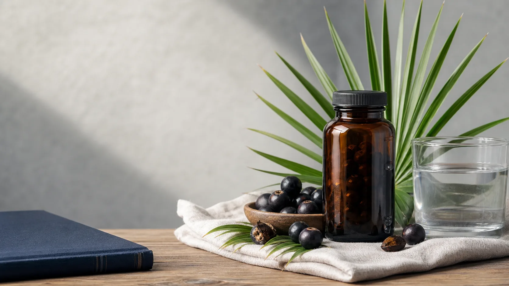 Saw Palmetto for Prostate Health editorial still life