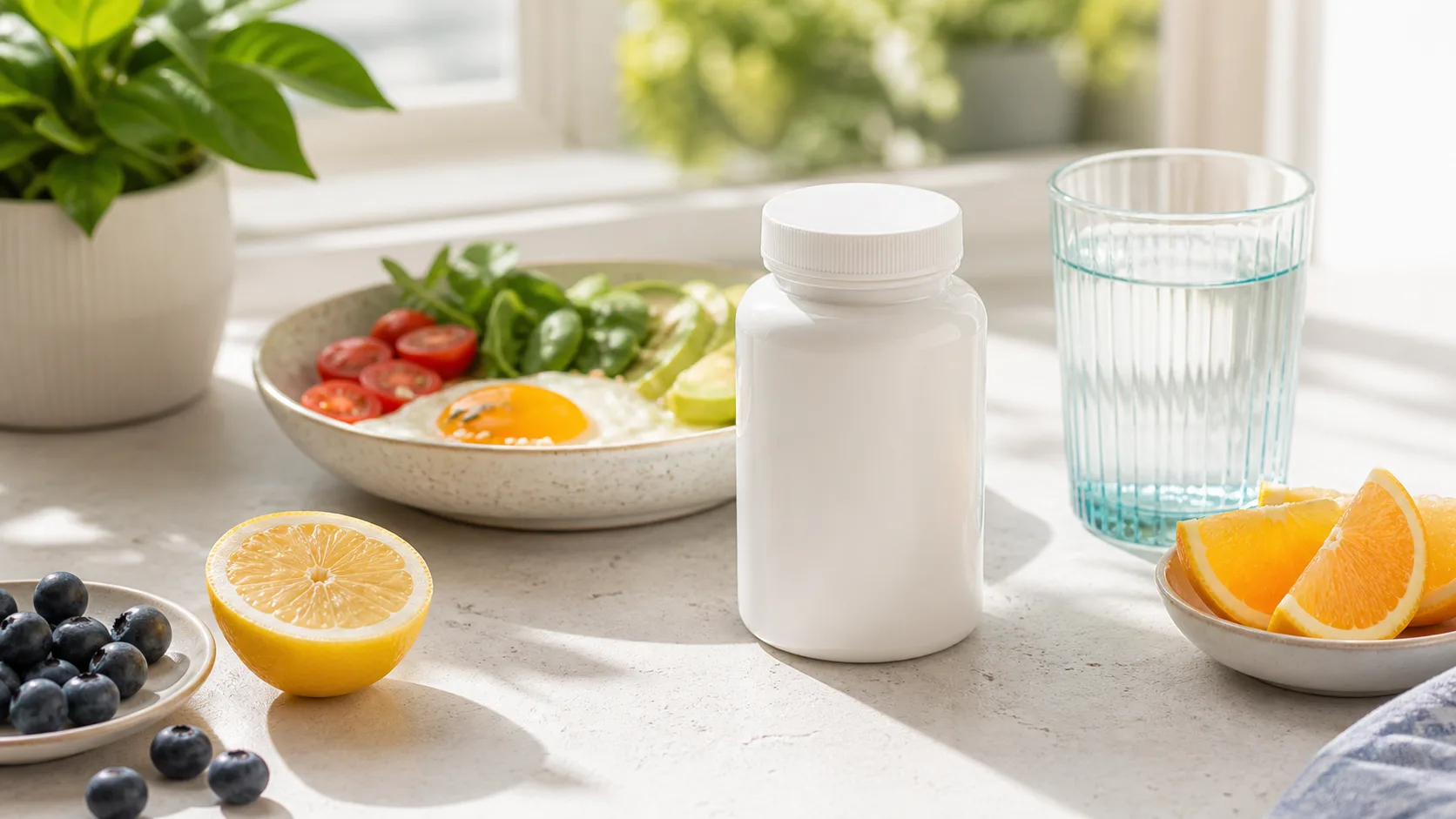 Vitamin B12 for Energy editorial still life