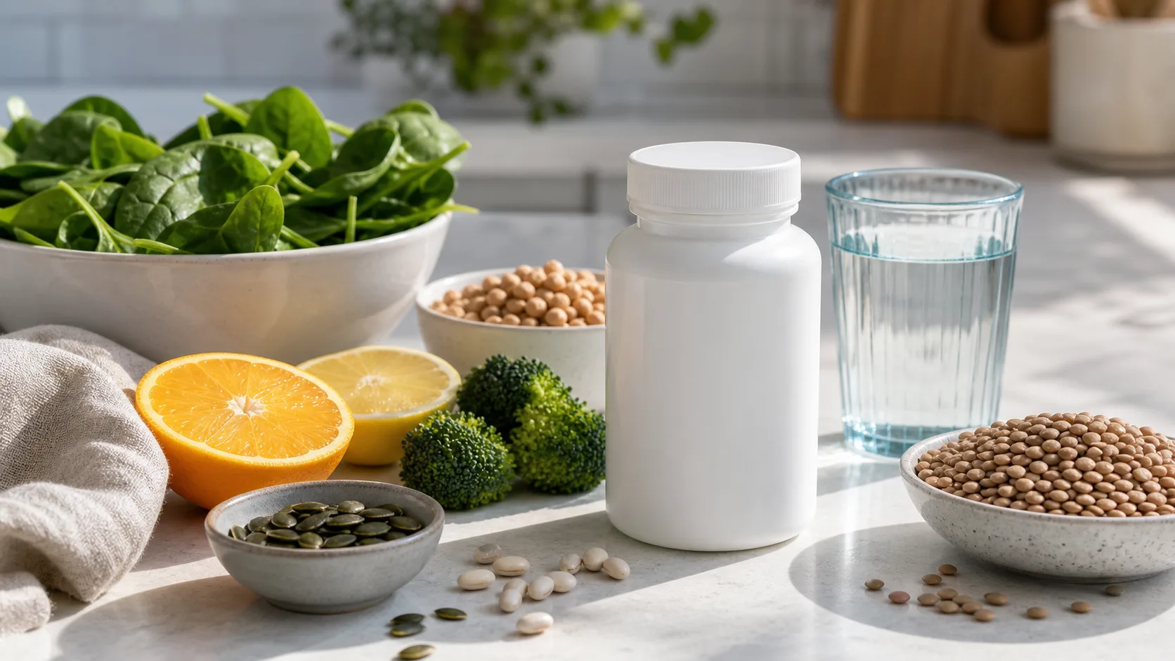Vitamin B12 for Iron Deficiency editorial still life