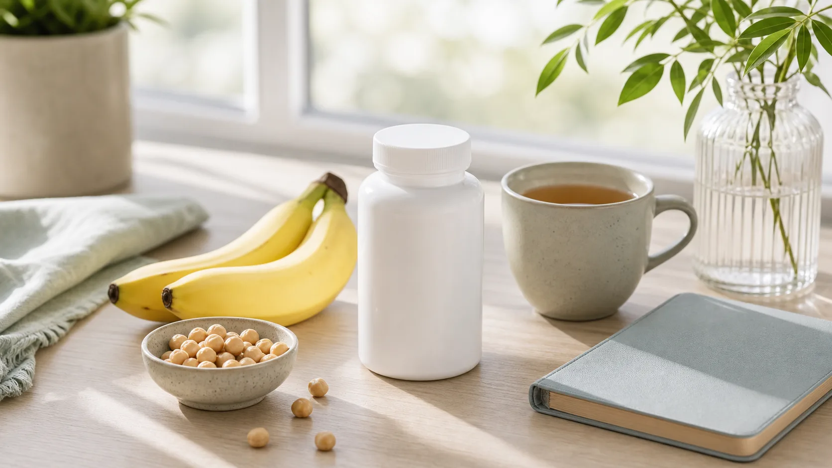 Vitamin B6 for Mood editorial still life