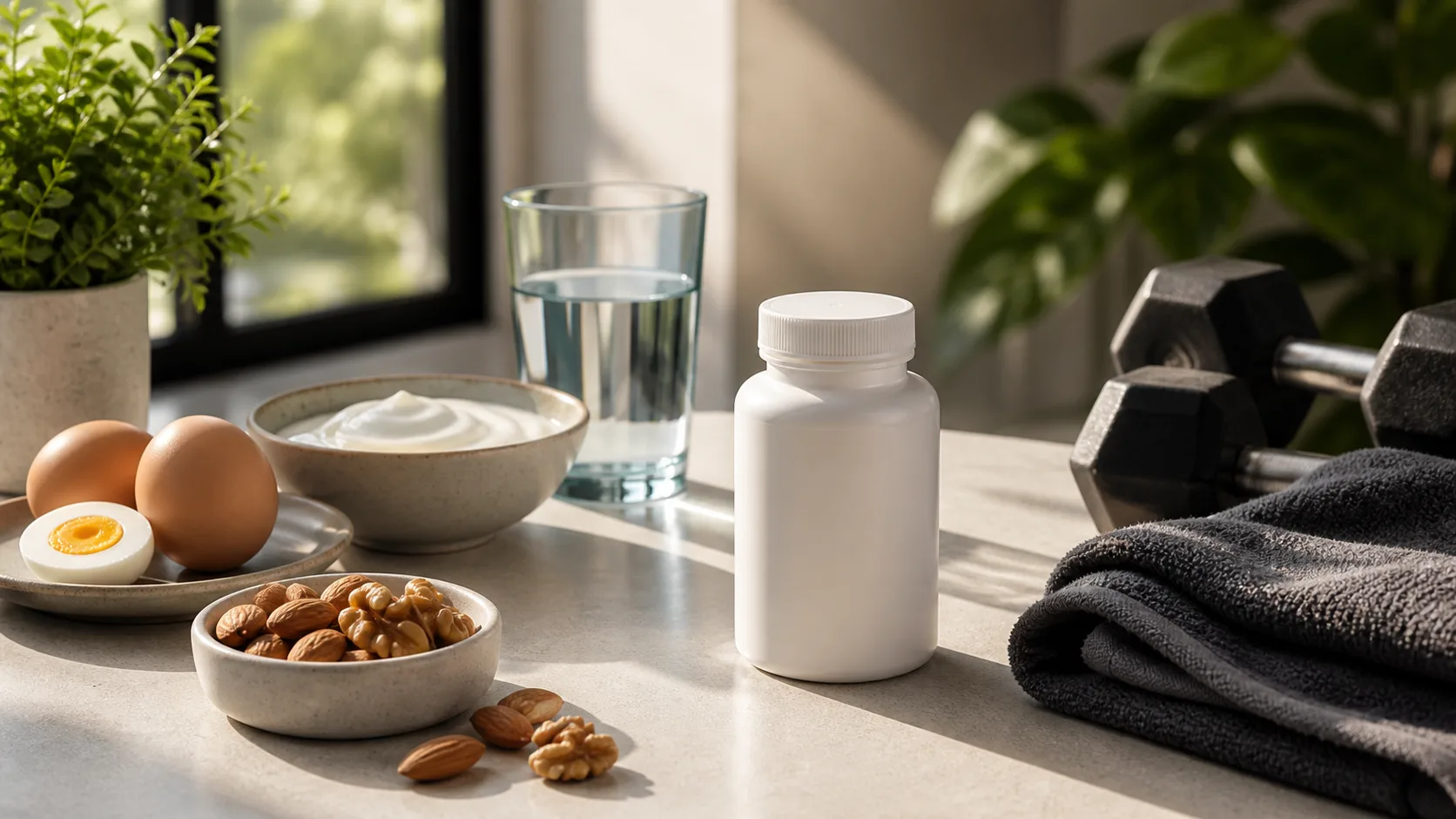 Vitamin D3 for Testosterone editorial still life