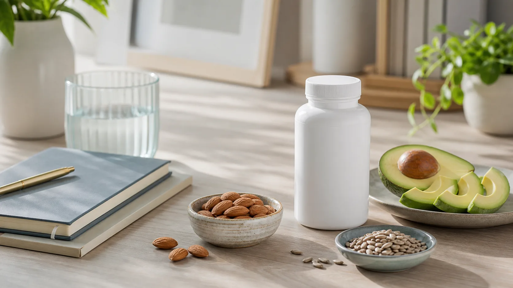 Vitamin E Tocotrienols for Cognitive Aging editorial still life