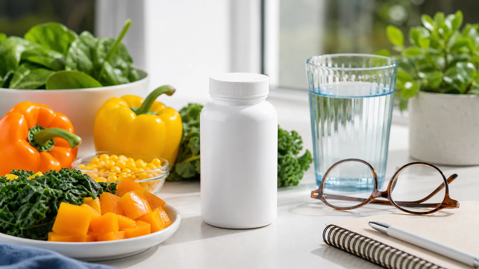 Zeaxanthin for Macular Health editorial still life