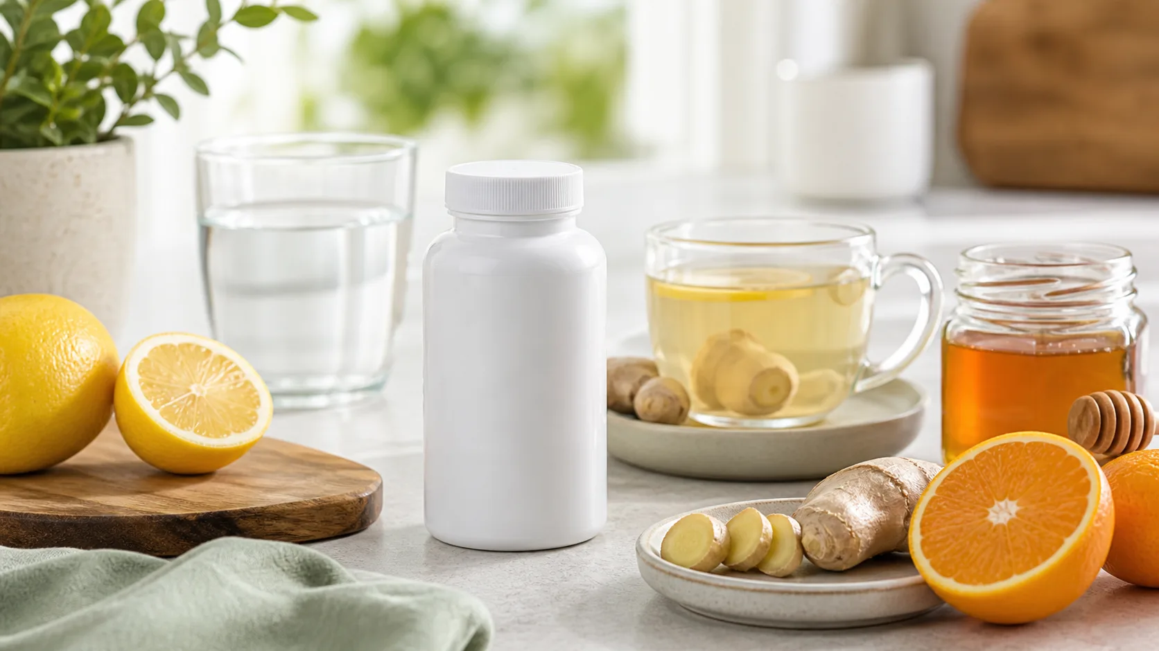 Zinc for Cold Duration editorial still life