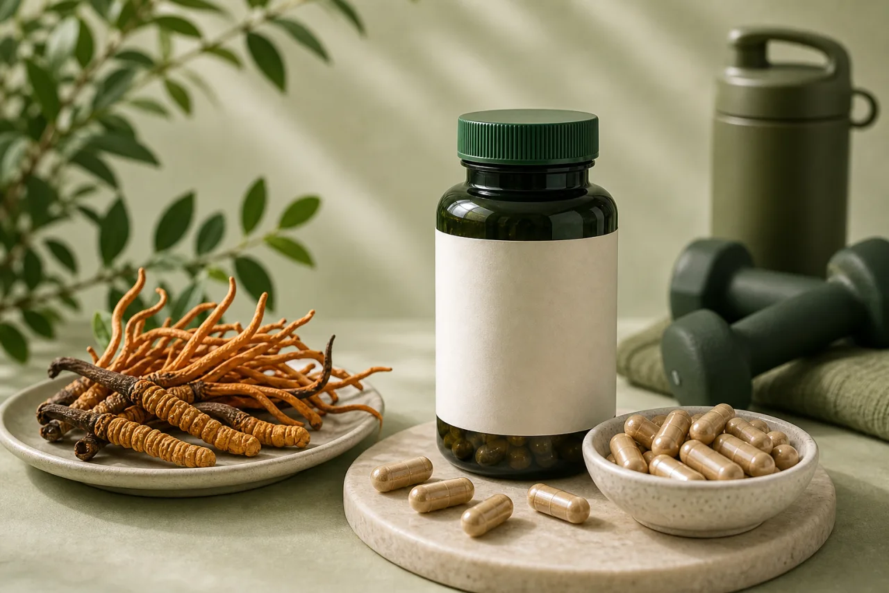 Cordyceps supplement editorial hero image