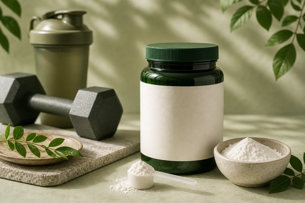 Creatine supplement editorial hero image