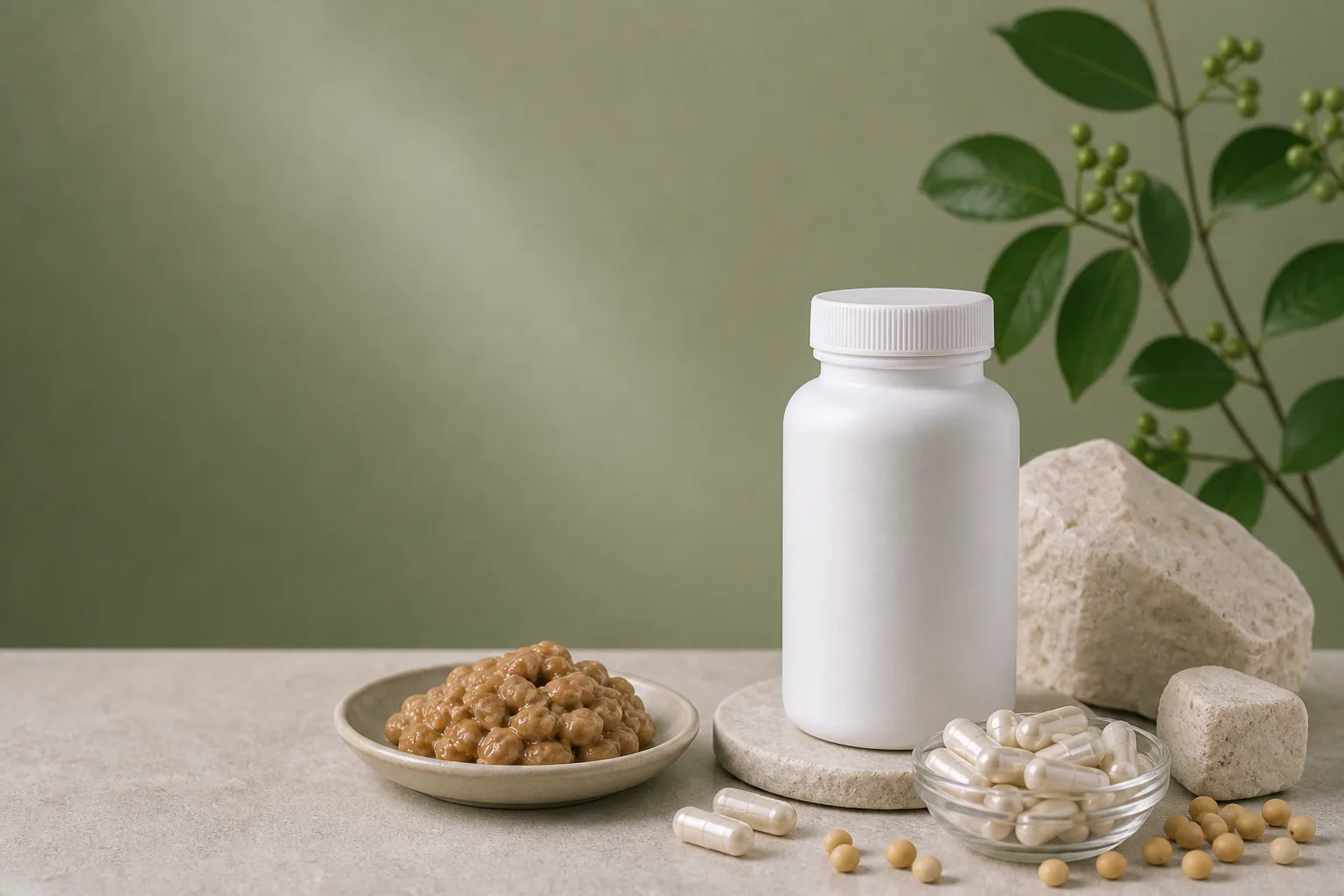 Nattokinase supplement editorial hero image