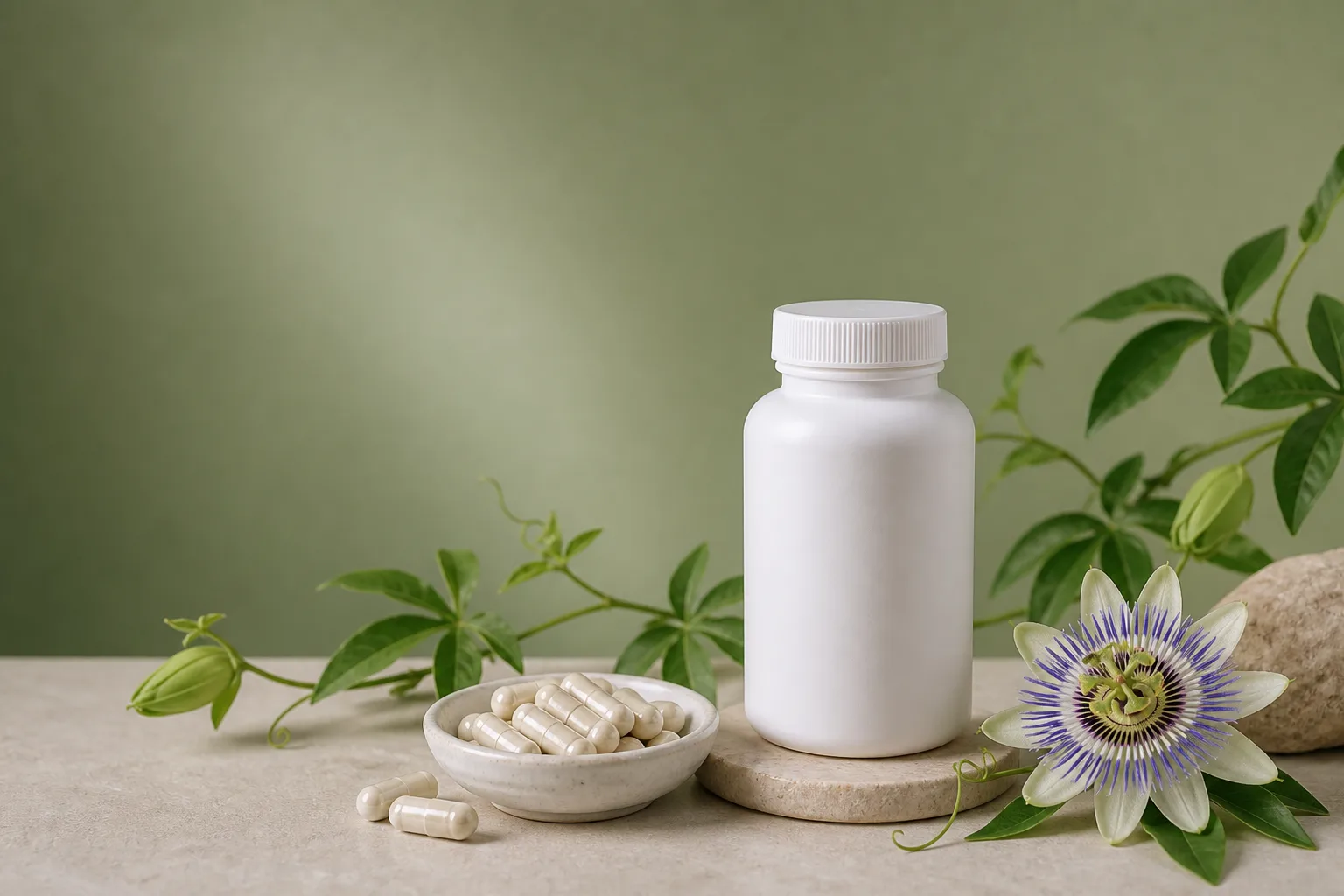 Passion Flower supplement editorial hero image