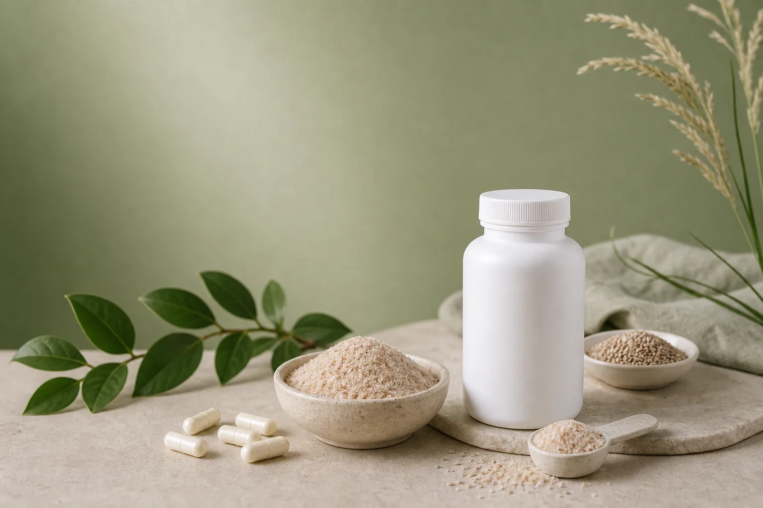 Psyllium supplement editorial hero image