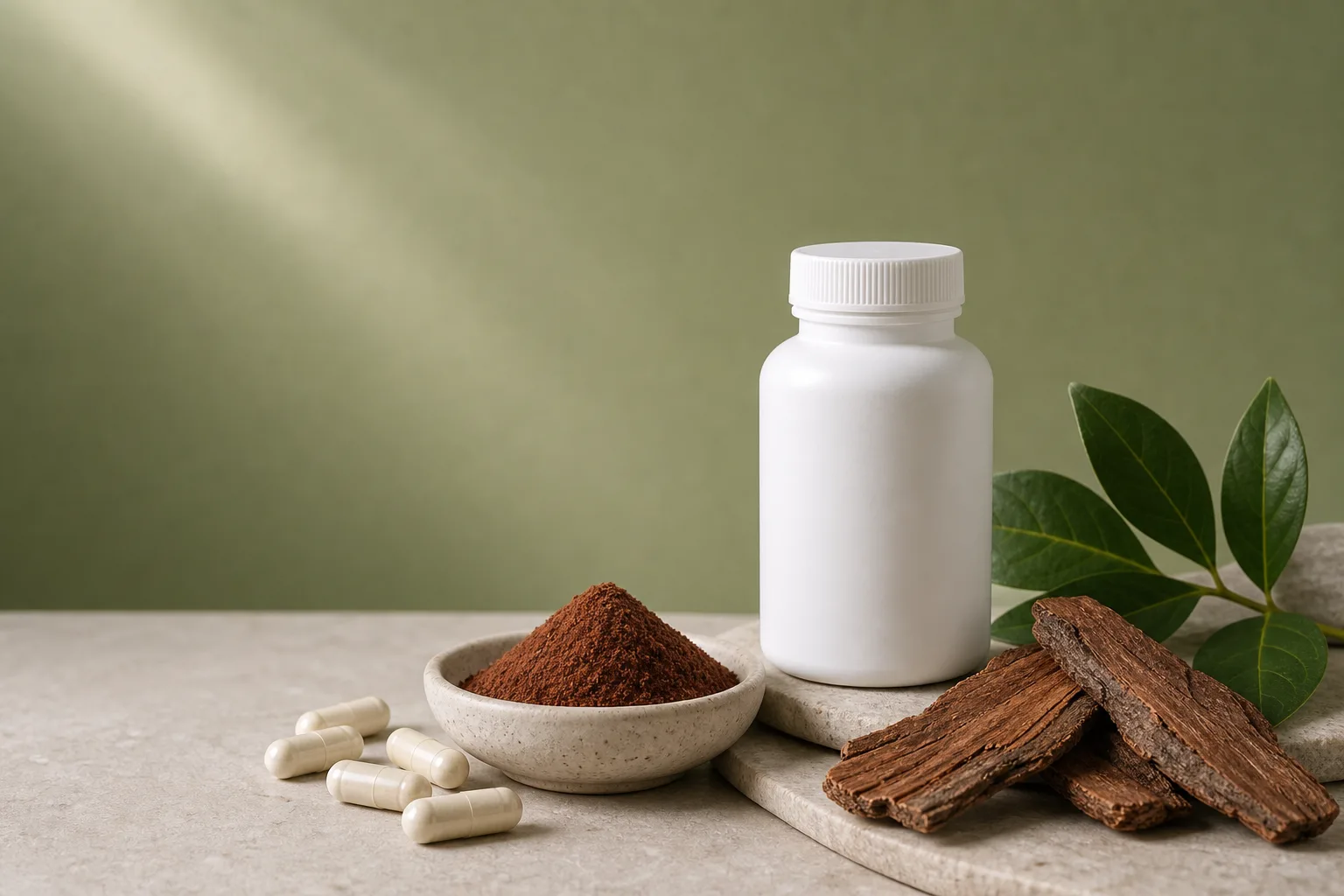 Pygeum supplement editorial hero image