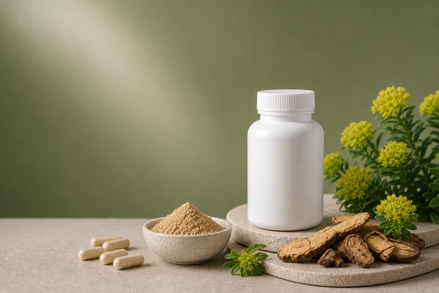 Rhodiola Rosea supplement editorial hero image