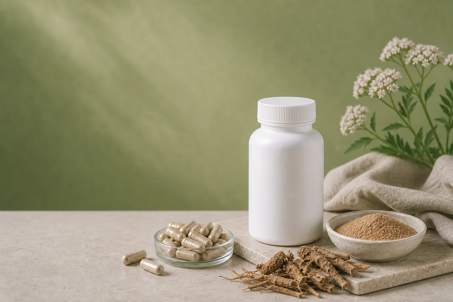 Valerian supplement editorial hero image